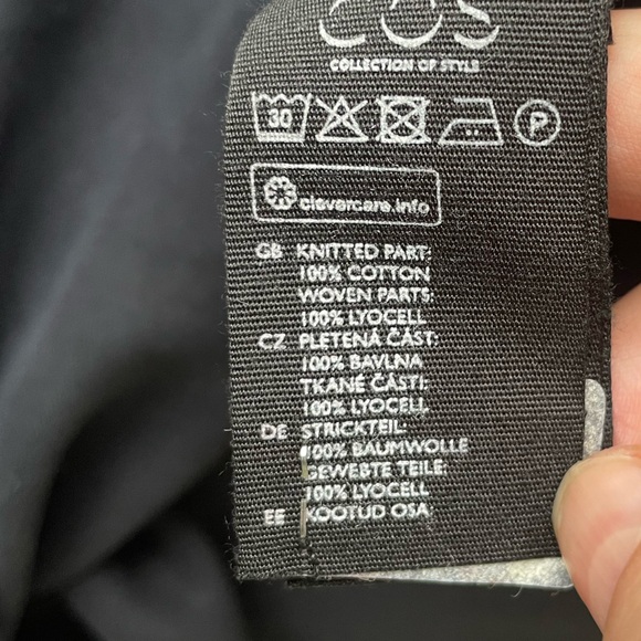 COS Navy A-Line Dress Medium - Picture 5 of 7